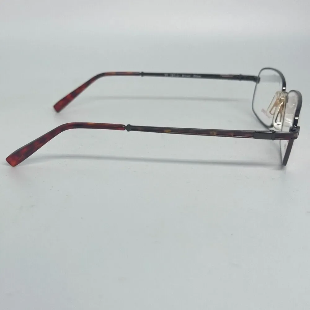 3M Classic 1 BROWN 50-15-130 Brown Metal Full‎ Rim Eyeglasses Frame H15673